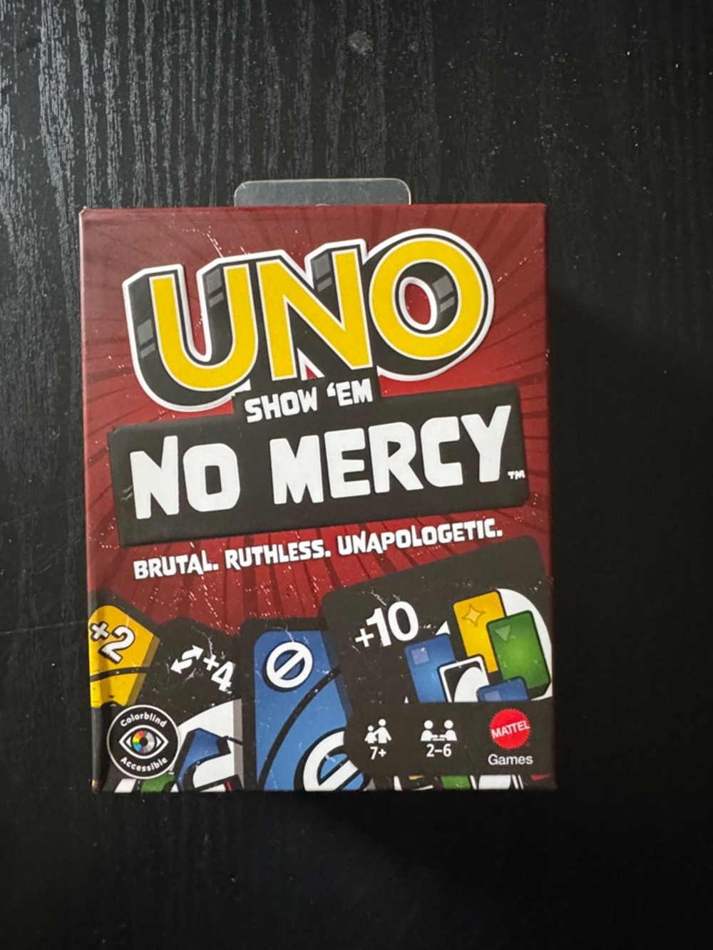 Mattel UNO Show’em No Mercy Card Game